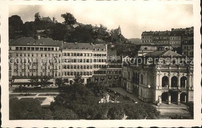 Carlsbad Eger Weltbad A.H. Platz Hotel Loib Hopfenstock City Theatre 