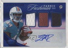 2012 Certified Mirror Blue Signatures 22/49 Lamar Miller #337 Auto 0af
