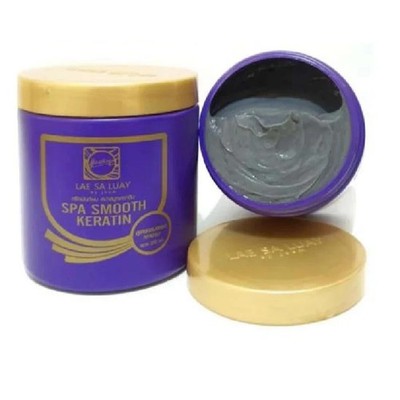 3 x 250 ml LAE SA LUAY  Spa Smooth Keratin Charcoal Hair Treatment By Joom Spa..