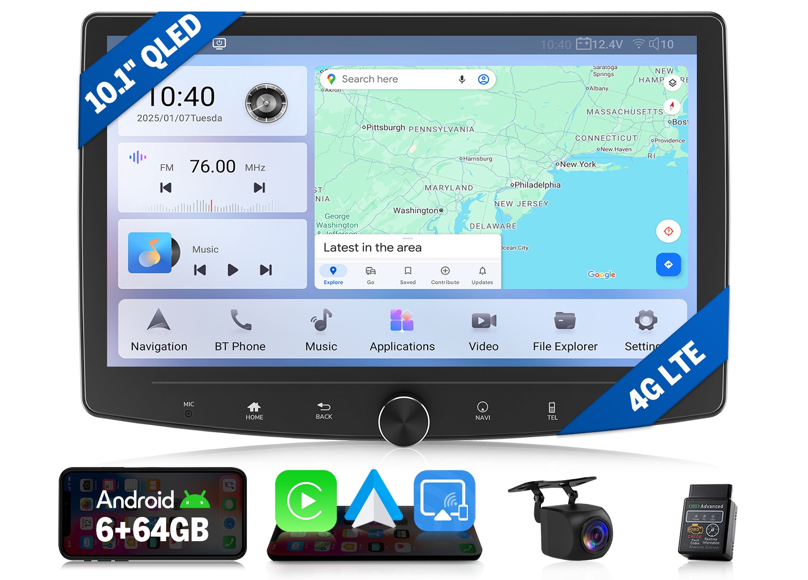 Gps Carplay Dsp 4g Lte