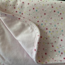 RARE Child of Mine Carter Floral Baby Blanket Pink Flower Butterfly 30 Vintage