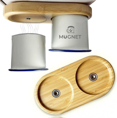 Magnetischer Tassenhalter für Emailletassen   Starke Magnete   Gadget für Camper