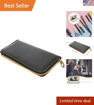 Professional Hairdressing Scissor Holder - Compact Leather Organizer for 4