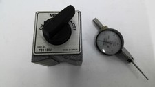 Mitutoyo 7011BN Magnetic Stand Base Holder With Dial Indicator 513-412