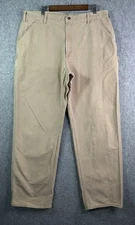 Vintage Carhartt Carpenter Pants B11 SDL Brown Canvas Duck 40x34 (fit 39x33)