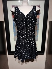 NWT Summer Mae Womens Plus Swimdress Tummy Control Body Shaping Swimsuit 2XL