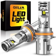 2PCS 9007 HB5 LED Headlight Bulbs Conversion Kit 80000LM 6500K White Hi/Lo Beam