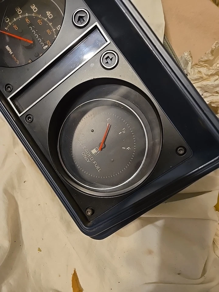 1980-82 Pontiac Phoenix Dash Gauge Cluster Instrument Speedometer 0 Miles OEM - Image 3 of 4