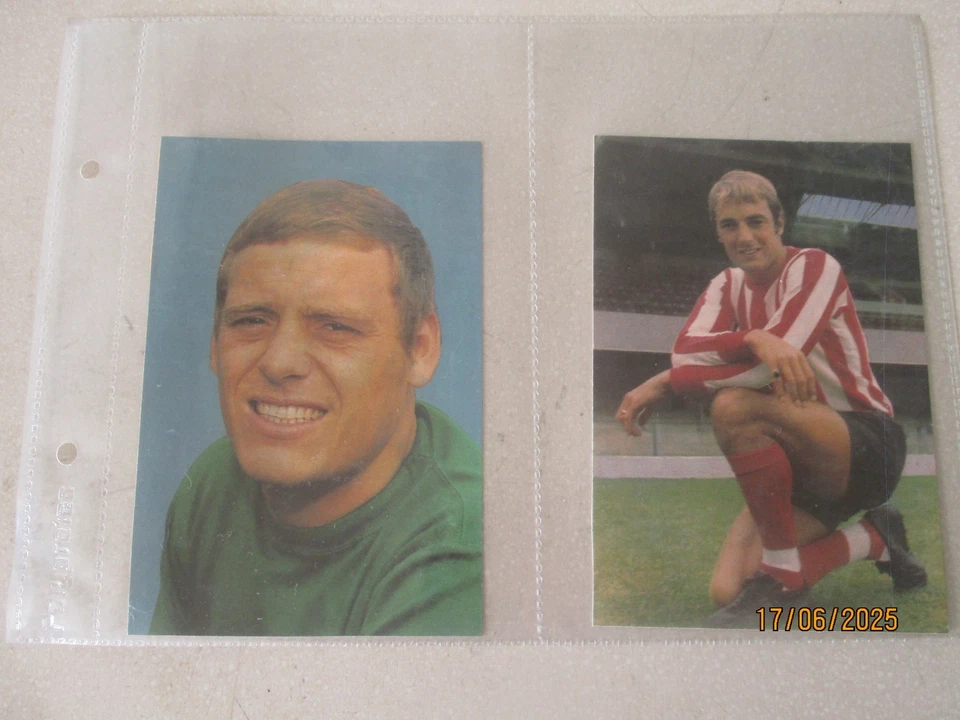 DC Thompson The Great stars of Football 1970 Full Set of 16 Cards in sleeves - Image 4 of 4