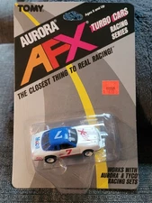 Vintage Tomy Aurora AFX 1986/87 Ford Thunderbird H.O. Slot Car NOS Carded!