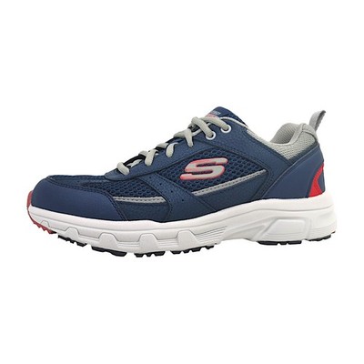 Skechers Oak Canyon Verketta Herrenschuhe sportlicher Schnürer Blau