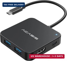 ACASIS USB C Hub 10Gbps, USB C to 4K 60Hz HDMI Adapter for Laptop/MacBook