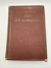 1933 Eugenics and Sex Harmony Herman H Rubin Vintage Sexology Medical