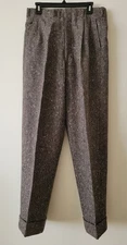 1950s Vintage Higgins Atomic Fleck Pants Trousers 32 x 30.5 Wool Rockabilly VLV