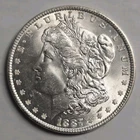 1887 Morgan Silver Dollar GEM BU