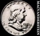 1954-D Silver Franklin Half Dollar - FBL - Choice Gem Brilliant Unc++++  #J8181