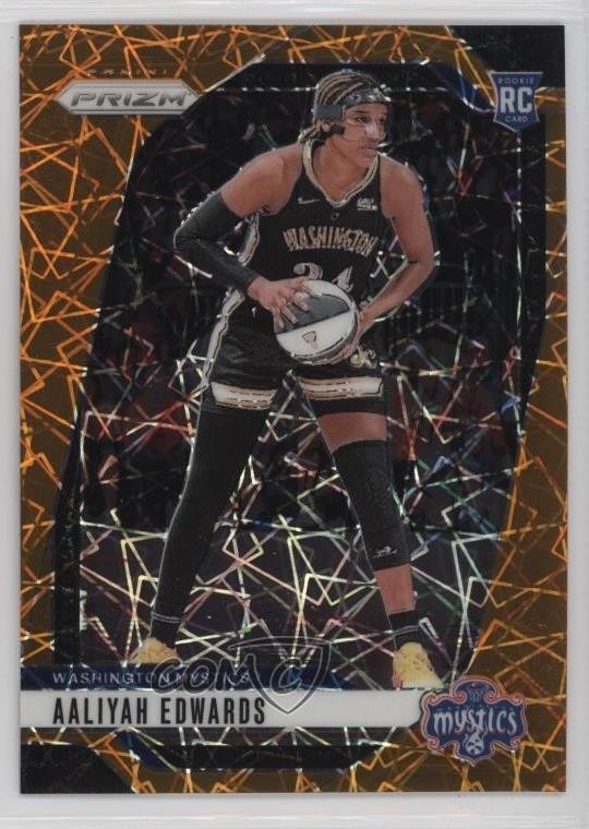 2024 Panini Prizm WNBA Orange Velocity Prizm Aaliyah Edwards #70 e6p