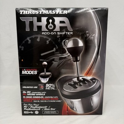 Thrustmaster TH8A Add-On Shifter w/ Desk Clamp Mount for PC Console Black Tested