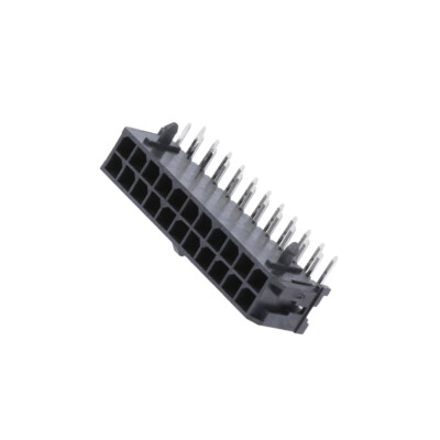 43045-2200 MicroFit 3.0 RA Hdr W/TH DR Tin 22Ckt MOLEX