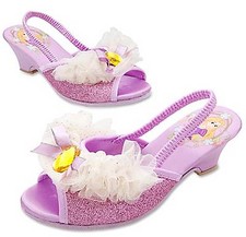Disney Store Tangled Rapunzel Dressy Slippers Kid's Size 13/1