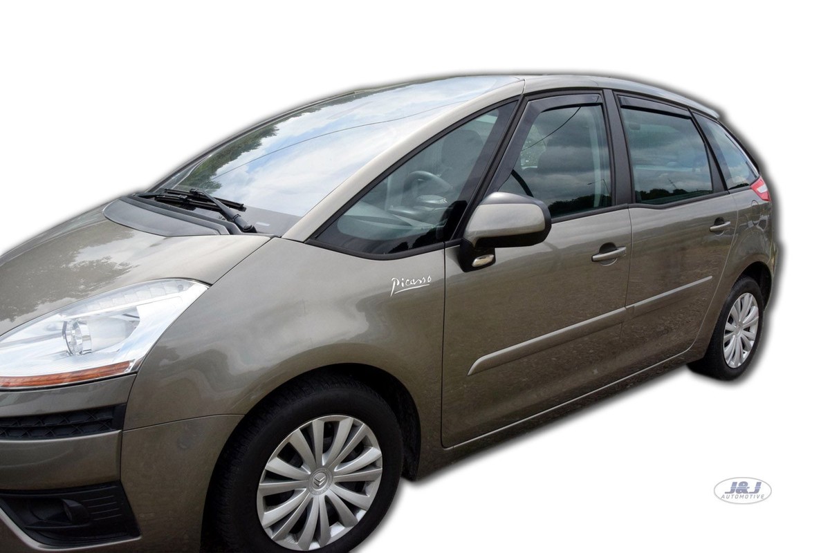 Deflecteurs D'air HEKO Pour Citroën C4 Picasso 5P 2006-2013 - Set 4 Pièces