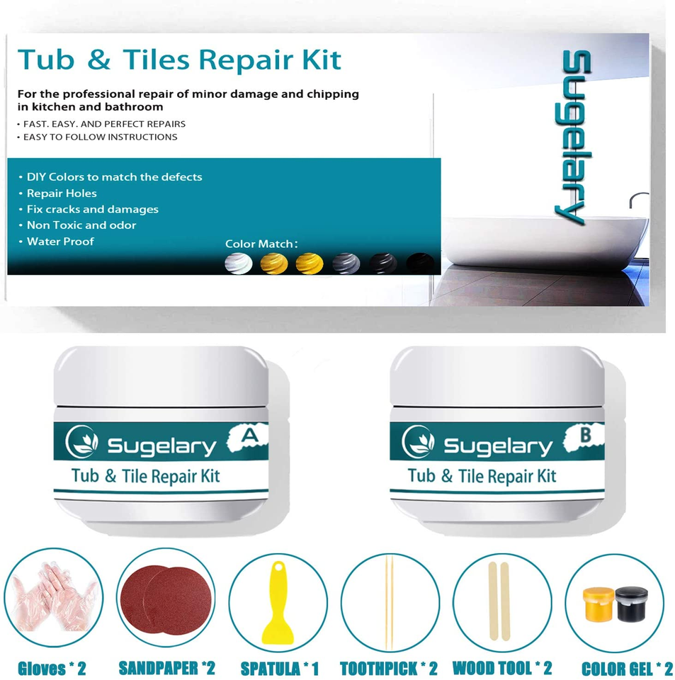 Tub, Tile and Shower Repair Kit (Color Match), Fiberglass Repair Kit