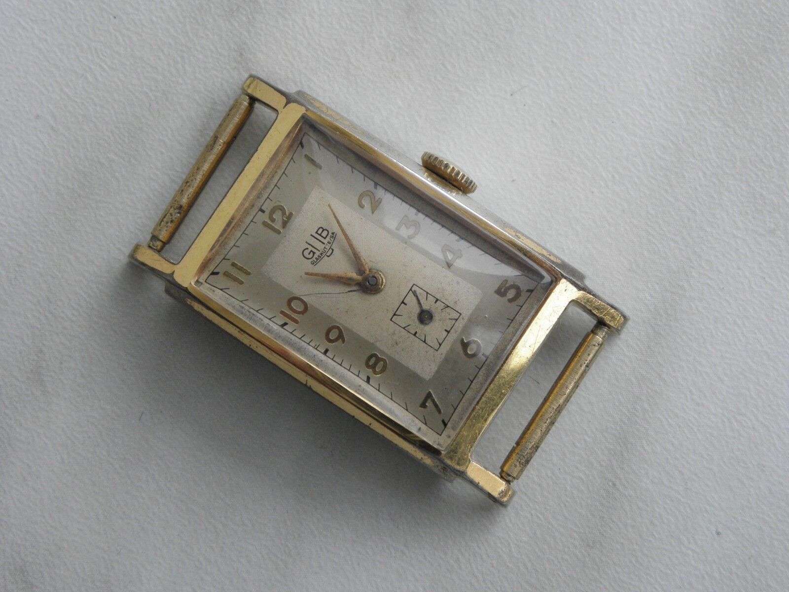 RARE Men`s GUB Glashütte Watch Art Deco Cal. 62 1950`s