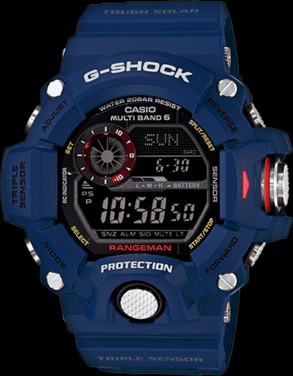【レアカラー】G-SHOCK GW-9400NV レンジマン ネイビーブルー Casio GW-9400NV-2 Navy Series Rangeman - 2014 limited edition BLUE