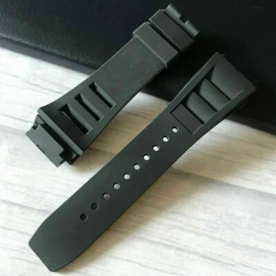 25 mm Silikon/Kautschuk Federsteg Uhrenarmband Armband für Richard Mille RM011 - Bild 1 von 4