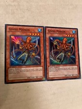 2 gishki marker 1st edition foil yu-gi-oh gaming cards cscan