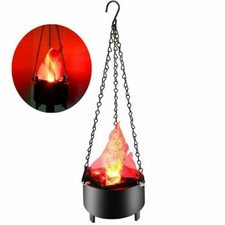 Electronic Hanging LED Fake Fire Lamp Flame Effect Table Light Halloween Xmas