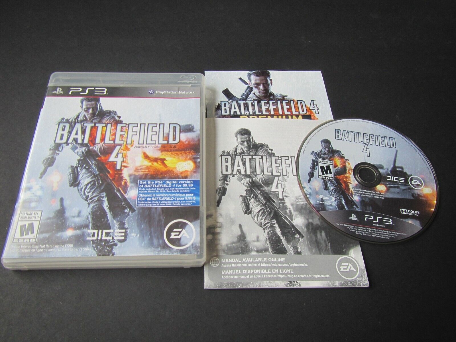 Battlefield 4 Sony PlayStation 3 Video Game PS3 492072408806