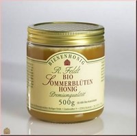 Bio Honig SommerblüTen 100% Naturrein Cremig Mild 500G Glas DE-ÖKO-006
