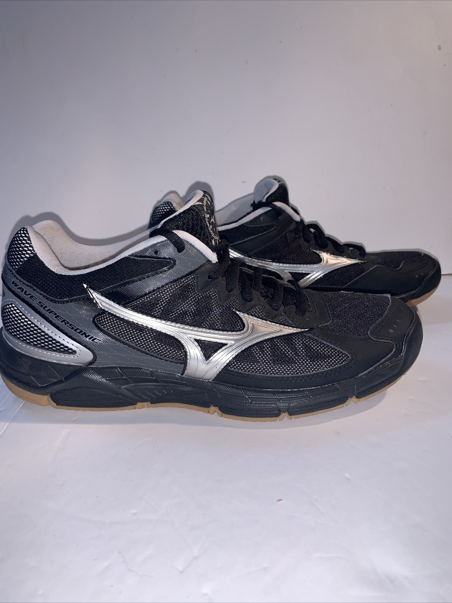 Mizuno Womens Wave Super Sonic Volleyball Shoes Black V1GC184003