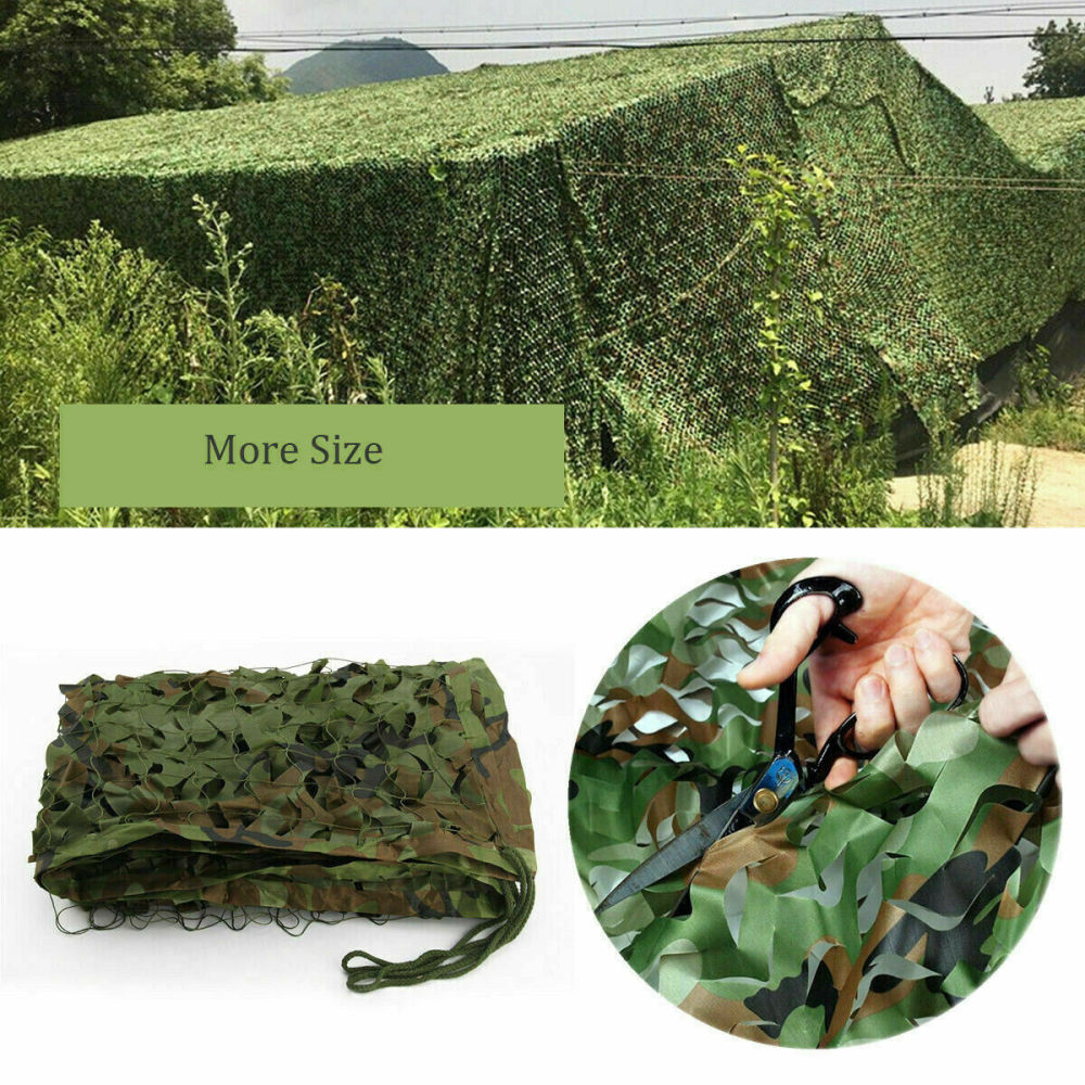 Militär Tarnnetz 2x4m - Camouflage Netz Für Jagd & Outdoor