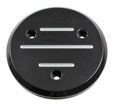 Engine Cover Aluminium Black-Fluted-Yamaha XVS 650 Drag Star + Classic