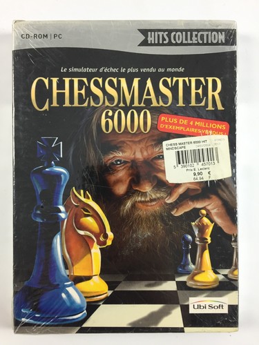 Vintage Chessmaster 6000 PC Big Box 1998 Windows 95/98 Chess Program