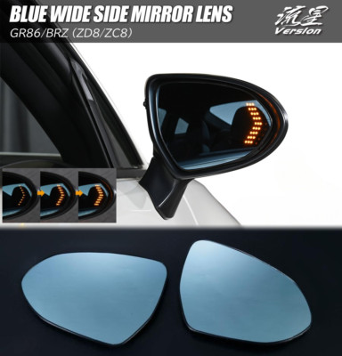 Blue Lens Wide Side View Mirror LED Indicator for Toyota GR86