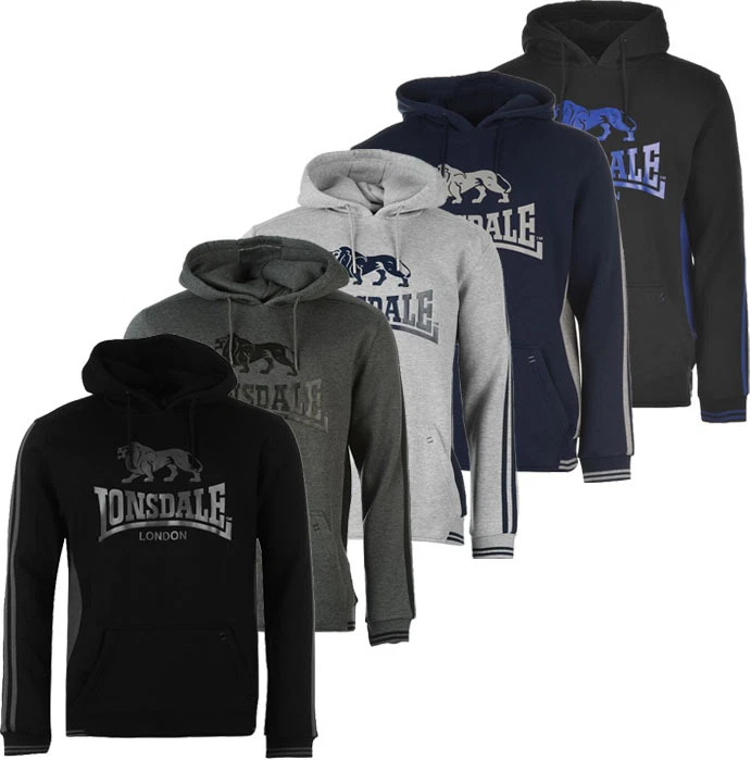 Lonsdale Hombre Sudadera con Capucha Talla S M L XL 2XL 3XL 4XL