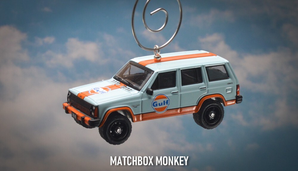 GULF OIL 1986 Jeep Cherokee Wagoneer Custom Christmas Tree