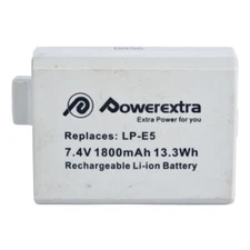 Powerextra LP-E5 Camera Battery *Used. Untested*