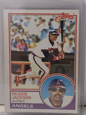 1983 Topps Reggie Jackson #500   California Angels