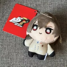 PERSONA 5 Anime Akechi Goro Yuuki Makoto Joker Aegis Doll Keychain Plush Toy