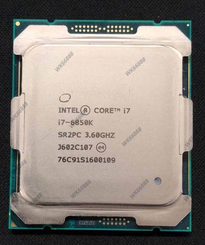 Intel Core i7-6850K SR2PC 6-core 3.6GHz 140W LGA2011-3 CPU processor - 第 1/1 張圖片