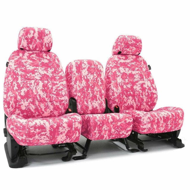 Seat Covers Pink Camo For Jeep Cherokee Coverking Custom Fit eBay
