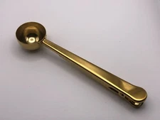 Stainless steel Coffee Scoop With Clip Multifunction Coffee Tea Measuring Spoon