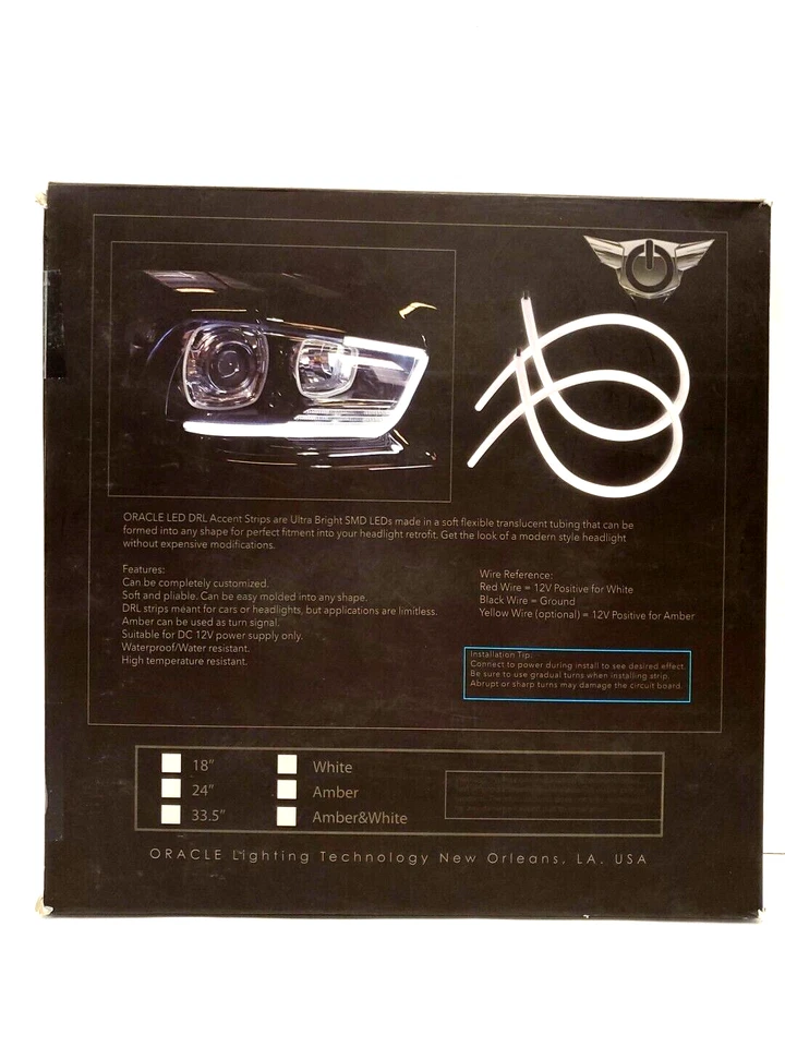 Oracle Lighting Red LED Accent Flex Strips DRL Kit Ford 2015-2017 F150 2396-003 - Изображение 4 из 4