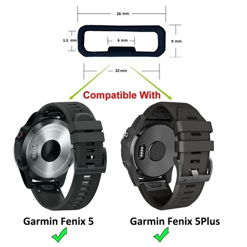 10 anelli 22mm ferma Cinturino gomma Garmin Forerunner 935 35 Fenix 5, 5  plus | eBay