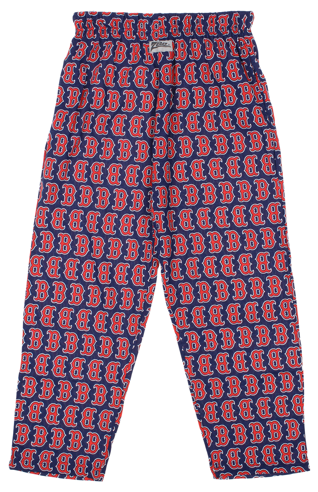 Мужские брюки Zubaz MLB с принтом большого логотипа Boston Red Sox для отдыха