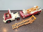1978 FISHER PRICE HOOK & LADDER TRUCK 319 VINTAGE FIRE ENGINE COLLECTIBLE TOY